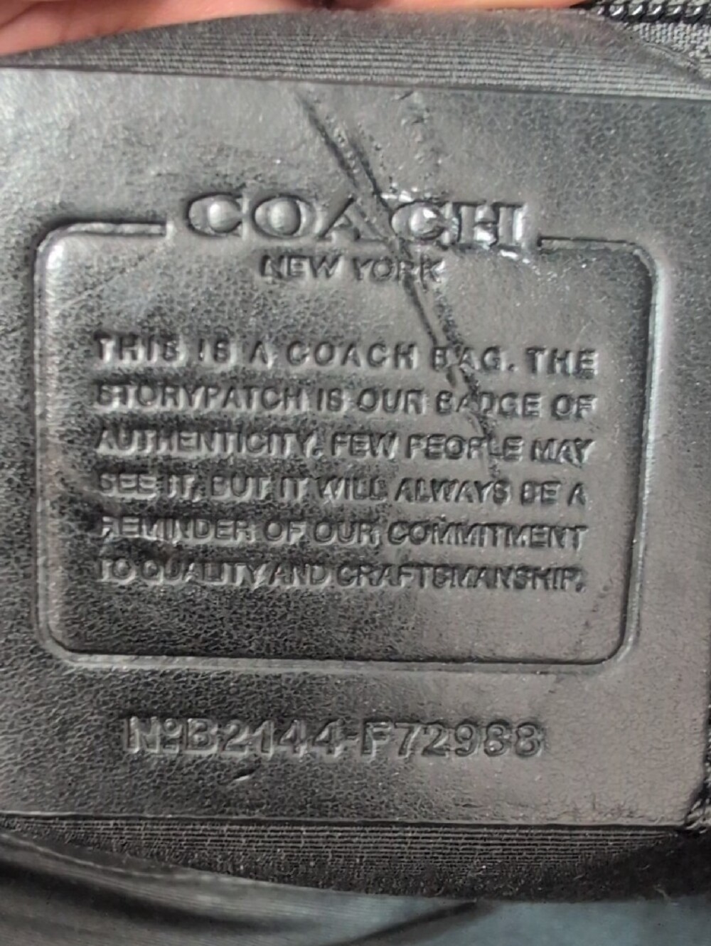 Coach Beckett Leather Profolio/ Structured Briefcase F72988 - Picture 7 of 14